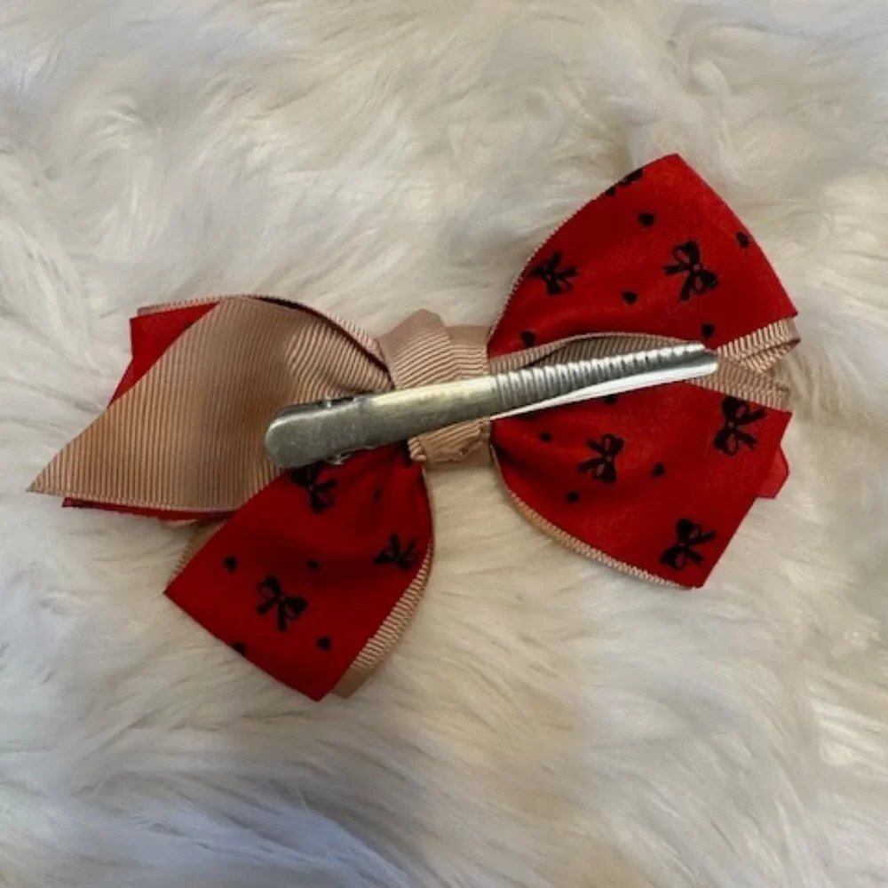 Red & Tan Bow 5